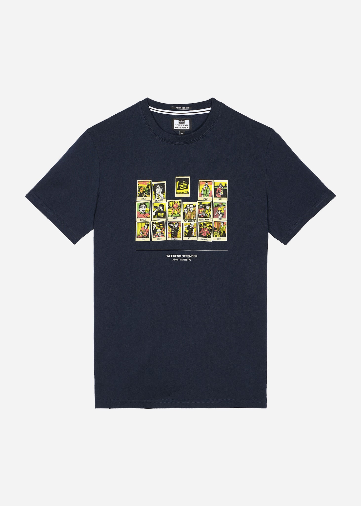 Weekend Offender T-shirts  Polaroids - navy 