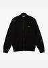 Lacoste Vesten  Brushed fleece zip through sweater - black 