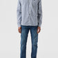 Weekend Offender Overhemden  Lisbon - blue house check 