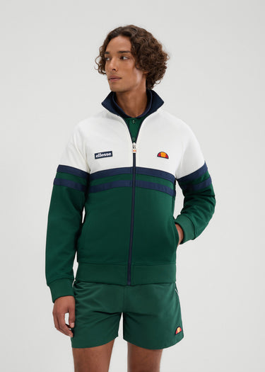 Ellesse Vesten Rimini track jacket - off white dark green