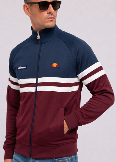 Ellesse Vesten Rimini track jacket - burgundy navy