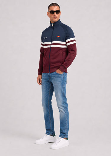 Ellesse Vesten Rimini track jacket - burgundy navy