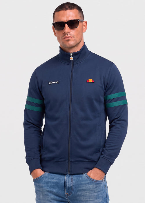 Roma track jacket - navy/teal
