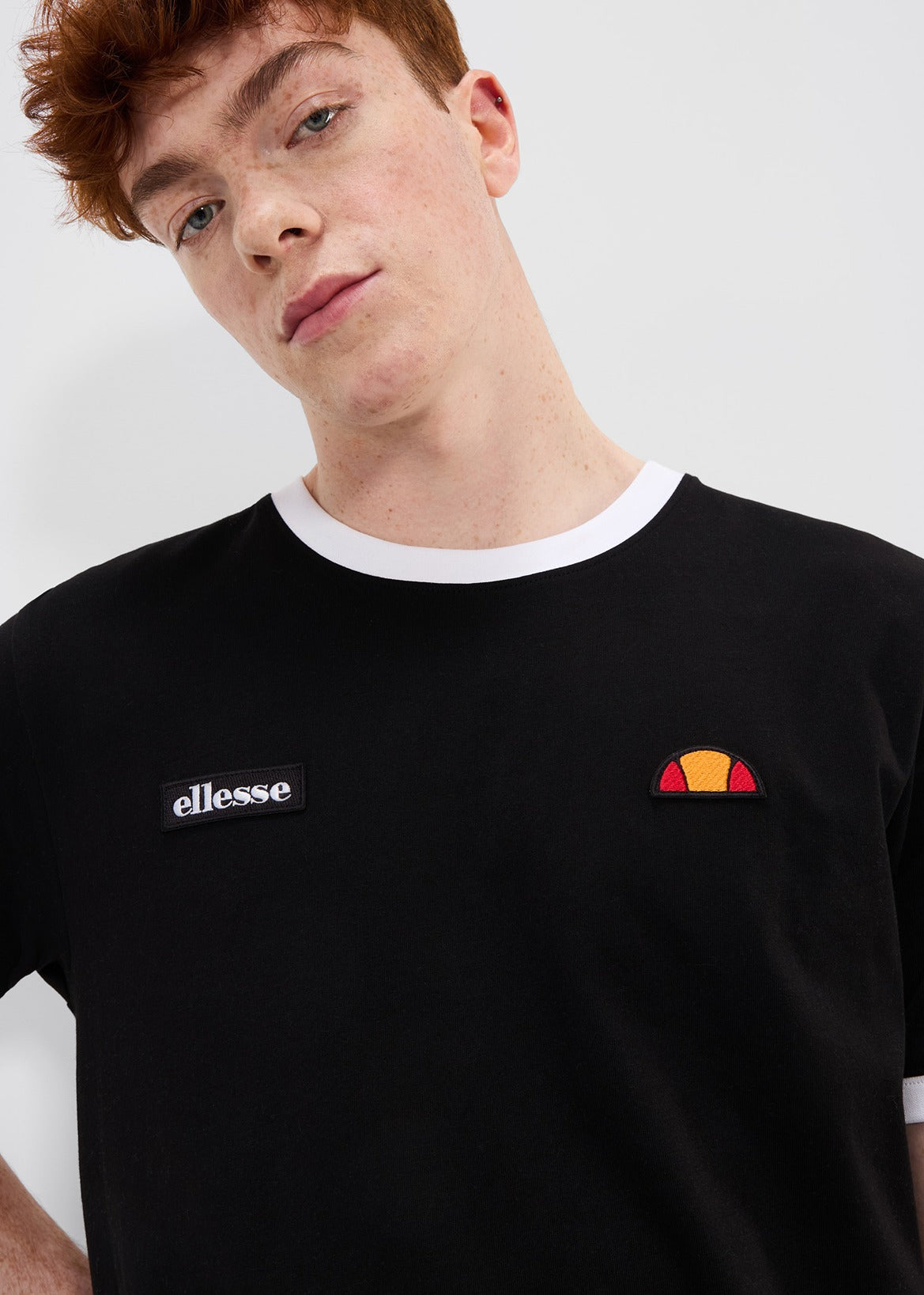 Ellesse T-shirts  Ferdorini tee - black 