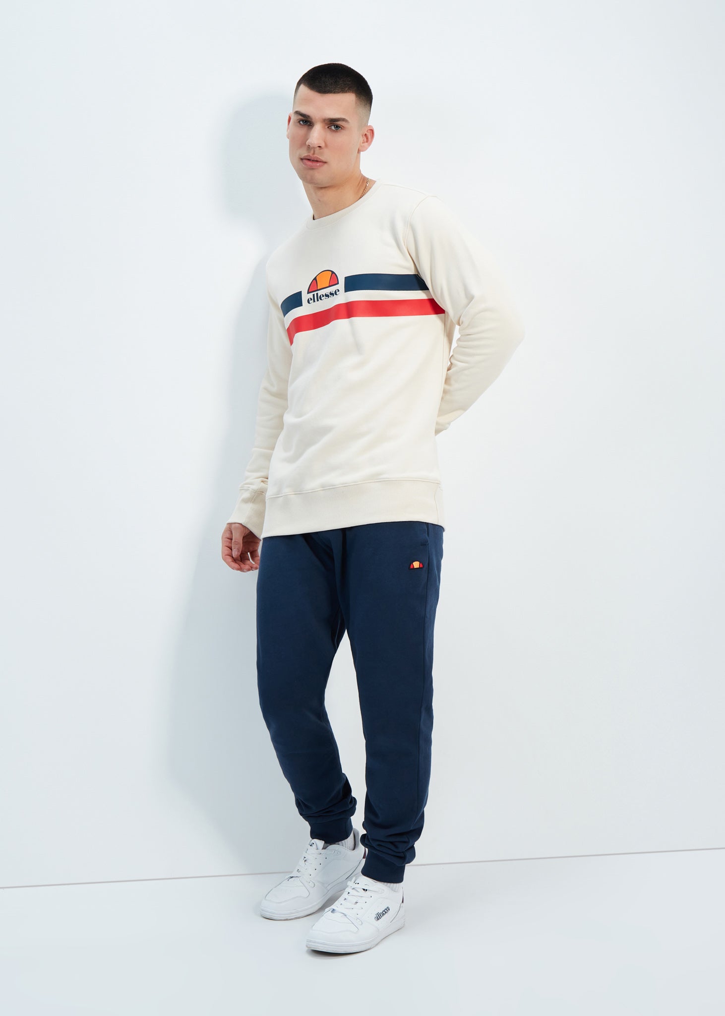 Ellesse Truien  Prella sweatshirt - off white 