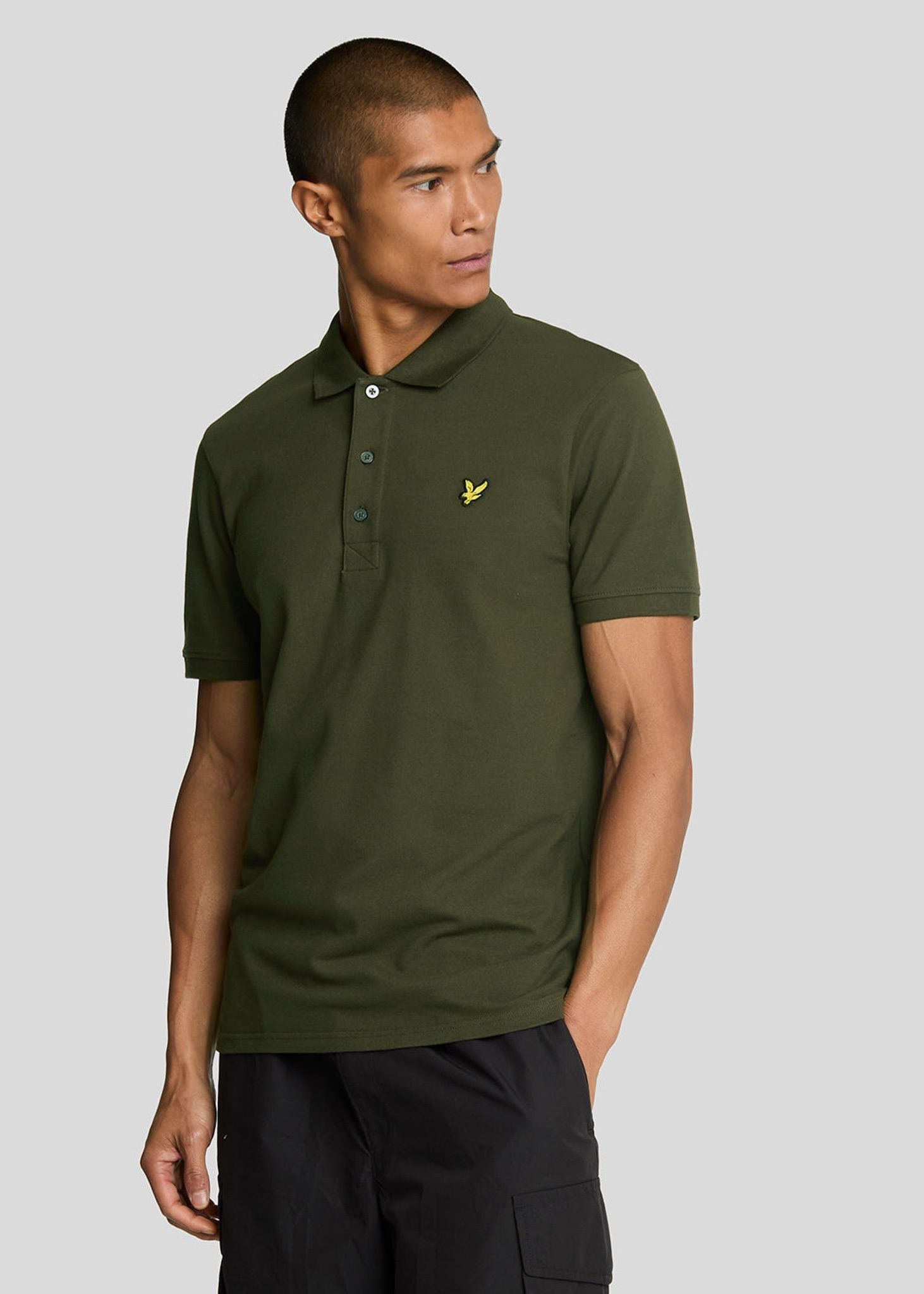 Lyle & Scott Polo's  Plain polo shirt - olive 