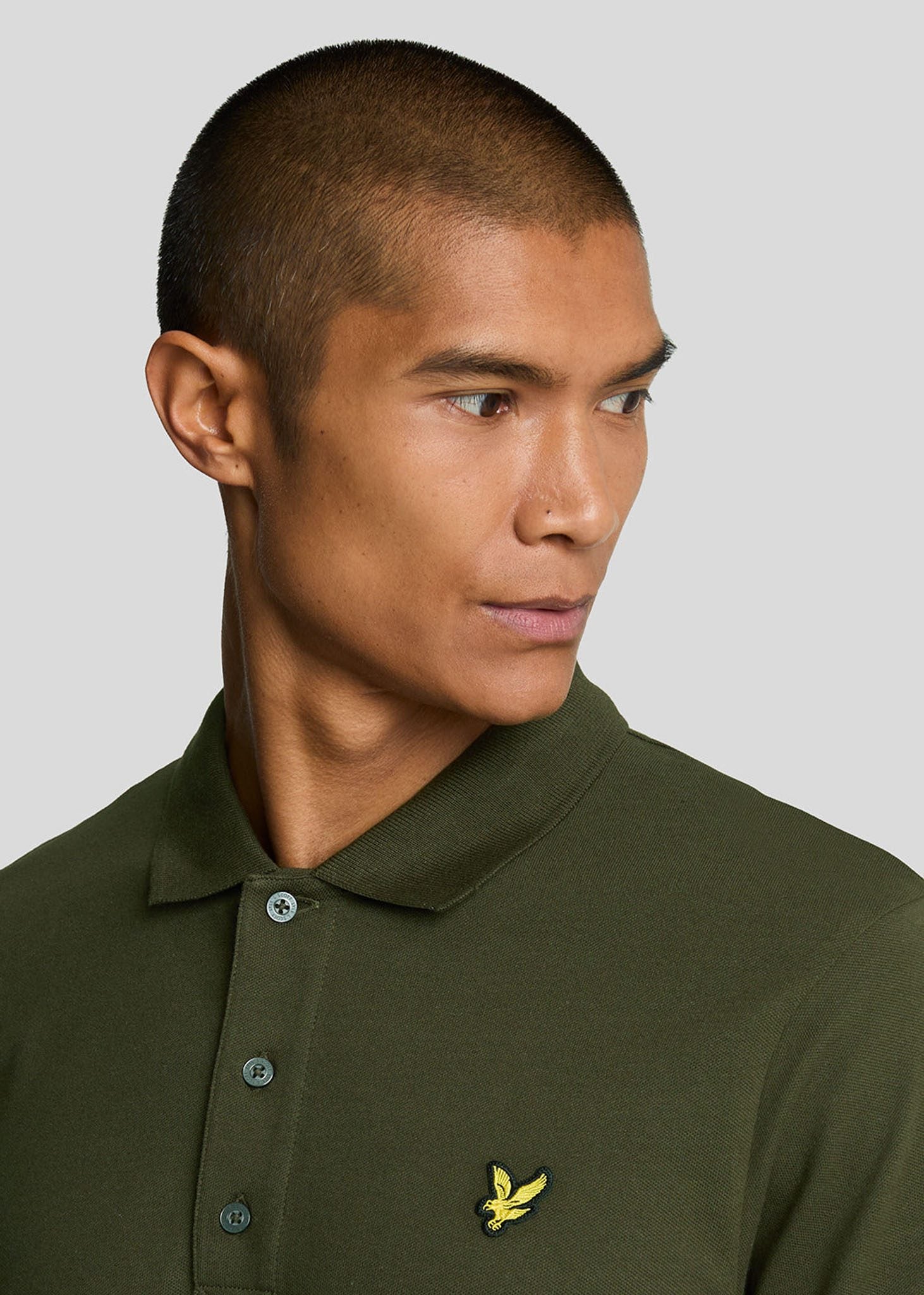 Lyle & Scott Polo's  Plain polo shirt - olive 