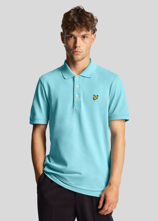 Lyle & Scott Polo's  Plain polo shirt - alpine sky 