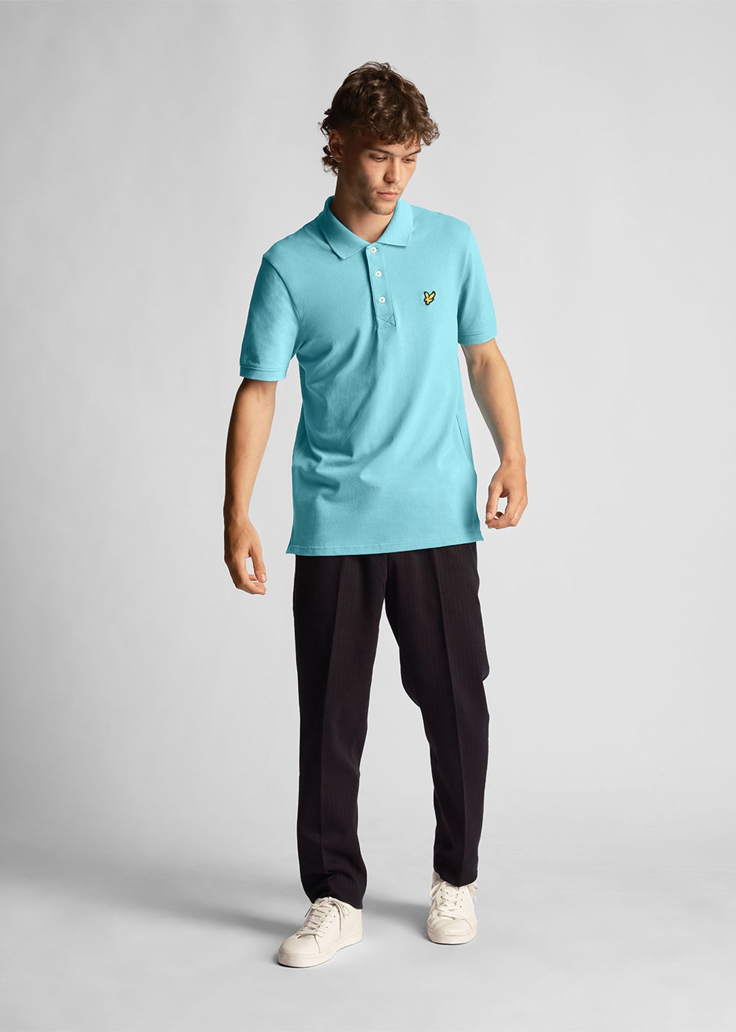 Lyle & Scott Polo's  Plain polo shirt - alpine sky 