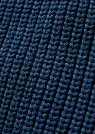 Henri Lloyd Truien Golant quarter zip ribbed knit - navy