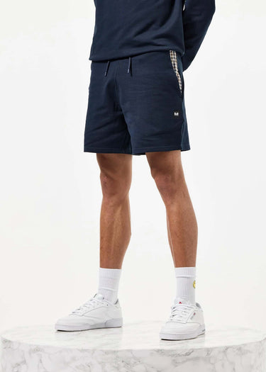 Weekend Offender Korte Broeken Pankow - navy mid house check