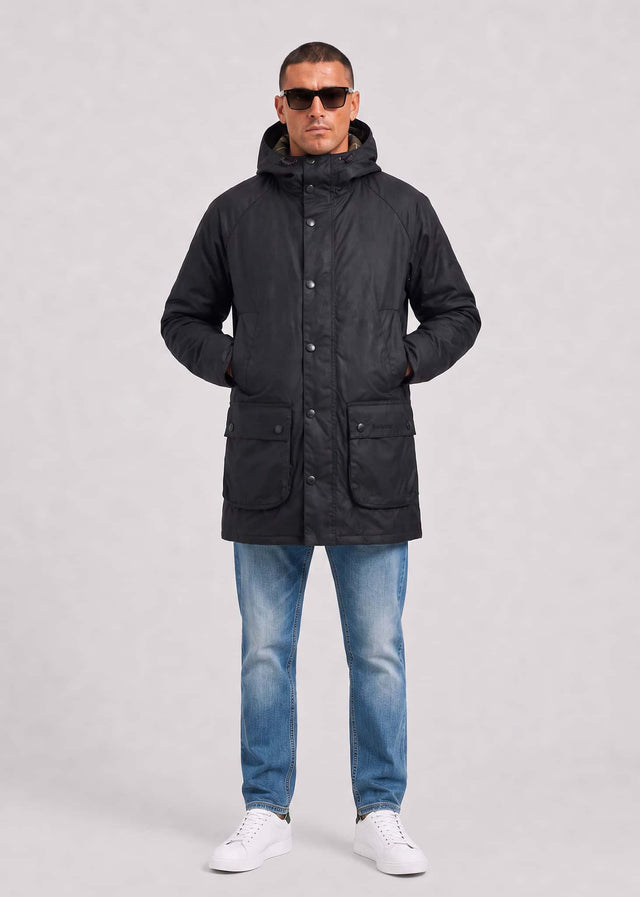 Barbour Jacken Barbour bedale wax parka - navy