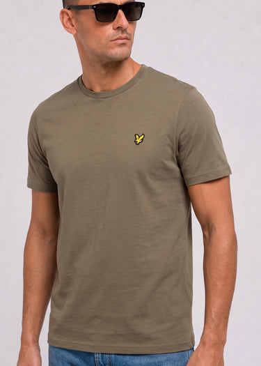 Lyle & Scott T-shirts Plain t-shirt - khaki ash