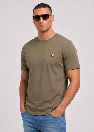 Lyle & Scott T-shirts Plain t-shirt - khaki ash