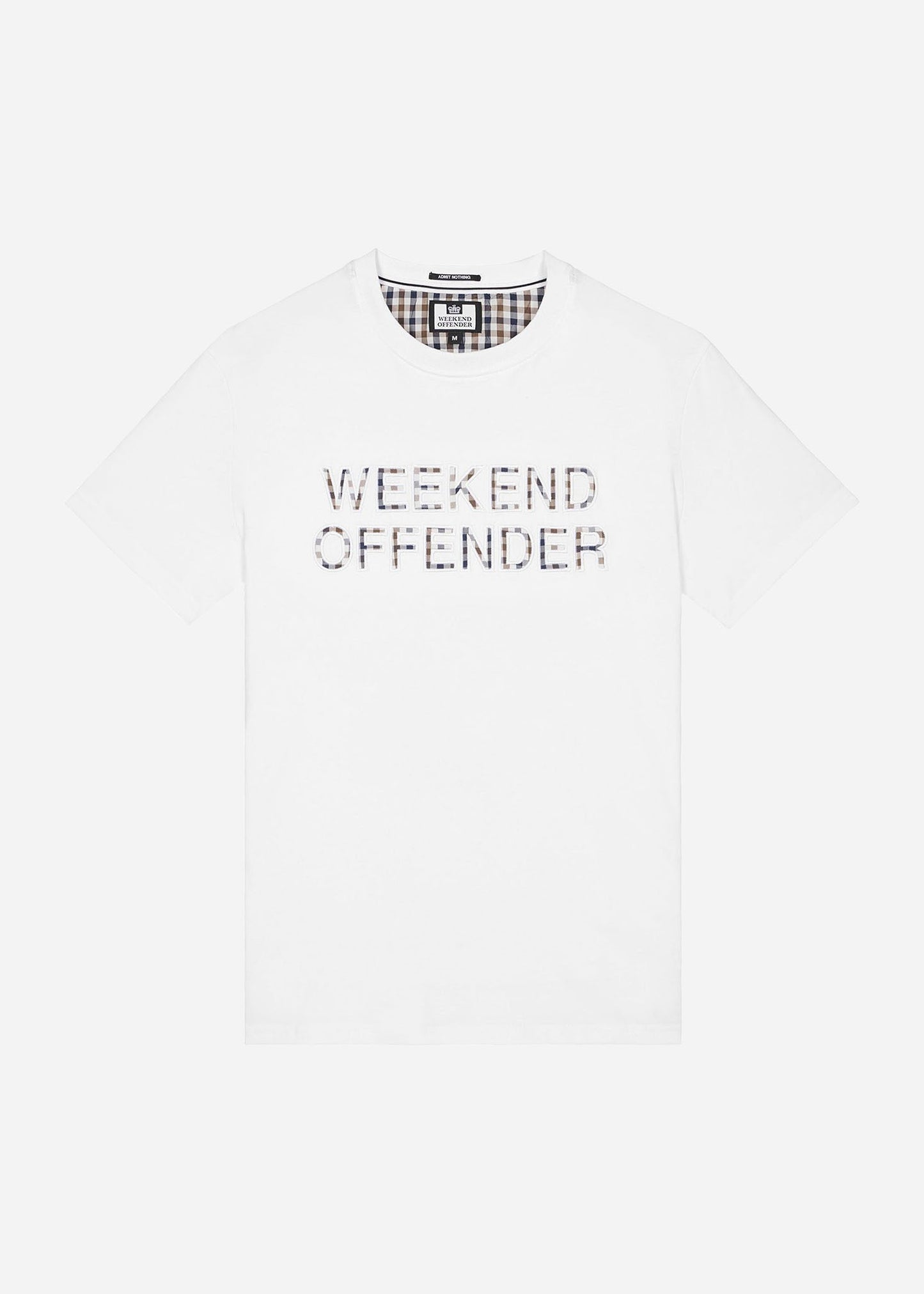 Weekend Offender T-shirts  Tornaco - white mid house check 