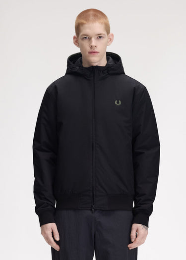 Fred Perry Jassen Hooded brentham jacket - black