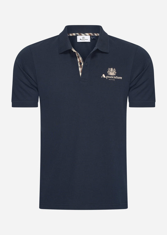 Active piquet polo - navy