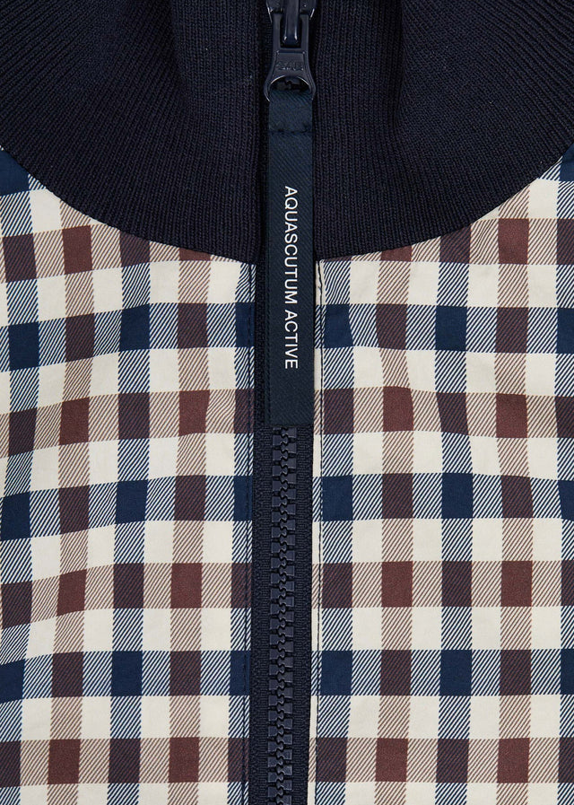Aquascutum Sweatjacken Club tech fz sweater - navy