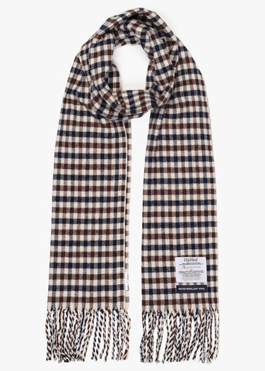 Aquascutum Sjaals Wool iconic scarf - club check