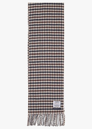 Aquascutum Sjaals Wool iconic scarf - club check