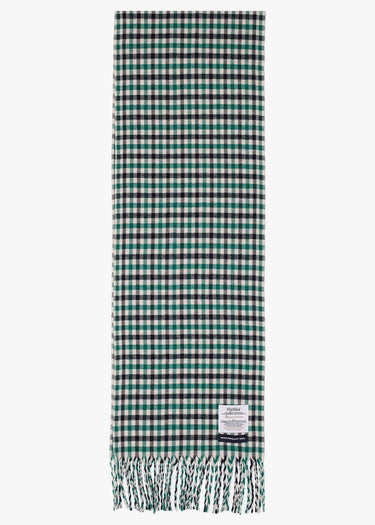 Aquascutum Sjaals Wool iconic scarf - green