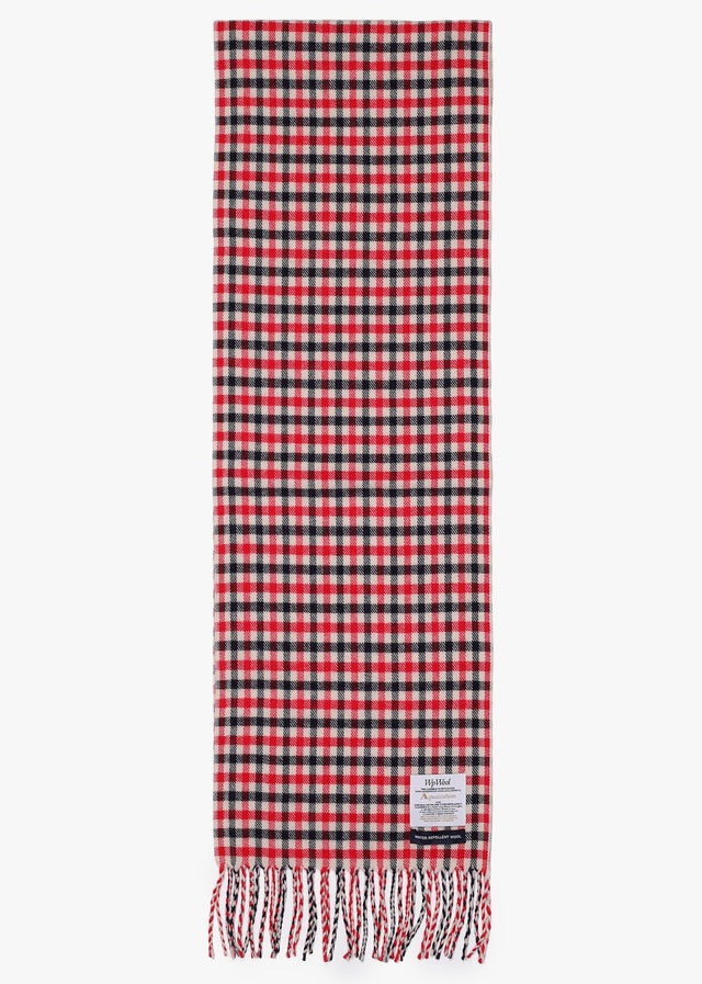 Aquascutum Scarves Wool iconic scarf - red