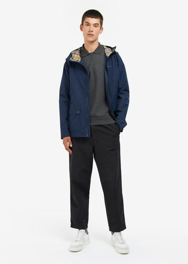 Barbour Jassen  Hooded domus jacket - navy dress 