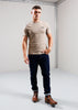 Barbour International T-shirts Small logo tee - timberwolf