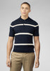 Ben Sherman Polo's  Argyle stripe polo - dark navy 