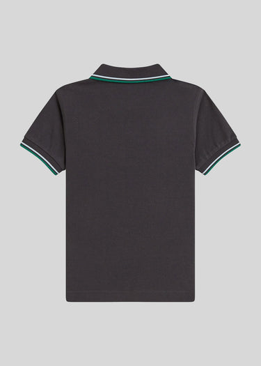 Fred Perry Polo's Twin tipped fred perry shirt - anchor grey light ice sport green