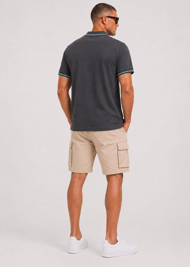 Fred Perry Polo's Twin tipped fred perry shirt - anchor grey light ice sport green