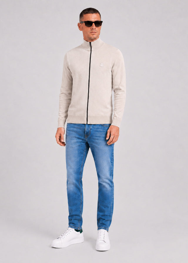 Hugo Boss Sweaters Kanozip s - light beige