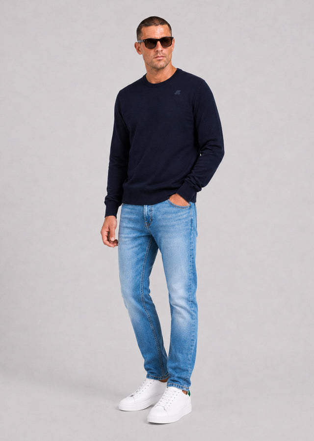 K-Way Sweaters Sebastien merino - blue depth
