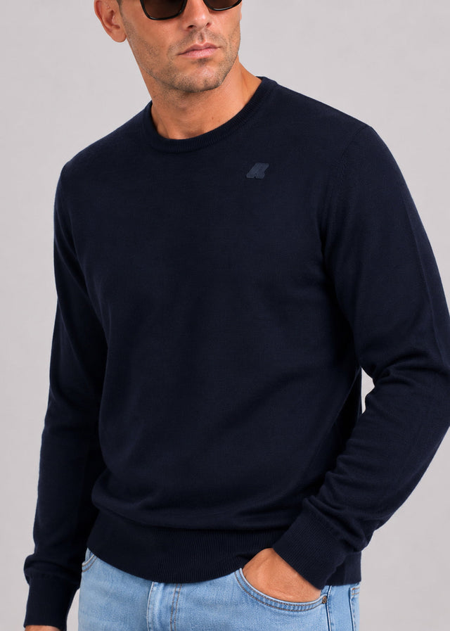 K-Way Sweaters Sebastien merino - blue depth