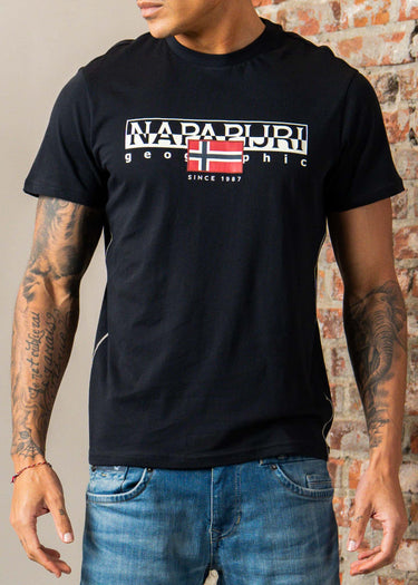Napapijri T-shirts S aylmer - black