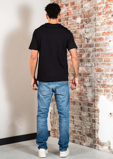 Aquascutum T-shirts Big logo t-shirt - black