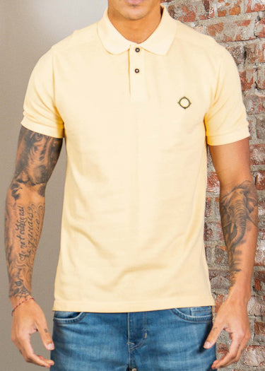 MA.Strum Polo's Mastrum pique polo - golden fleece