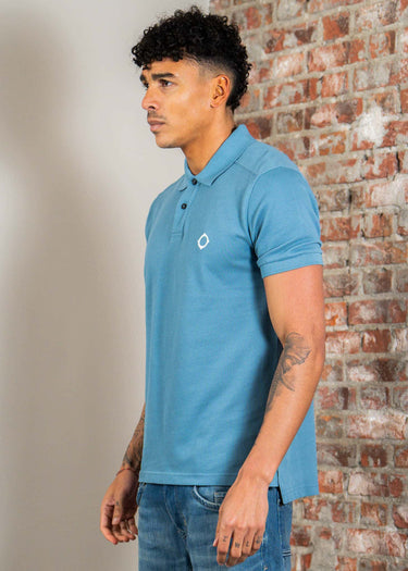 MA.Strum Polo's Mastrum pique polo - aegean blue