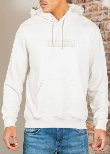 Napapijri Hoodies B box logo h 1 - white whisper