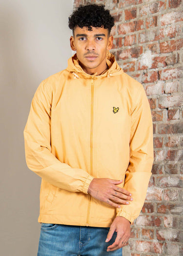 Lyle & Scott Jassen Zip through hooded jacket - honeycomb