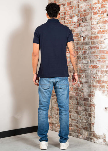 Barbour Polo's Barbour tartan pique polo - new navy