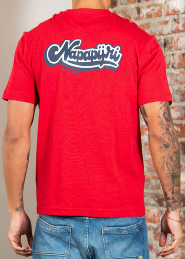 Napapijri T-shirts S zinc ss - american b