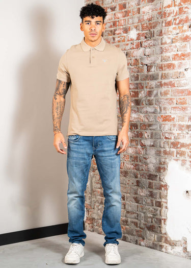 Barbour Polo's Barbour tartan pique polo shirt - washed stone dress