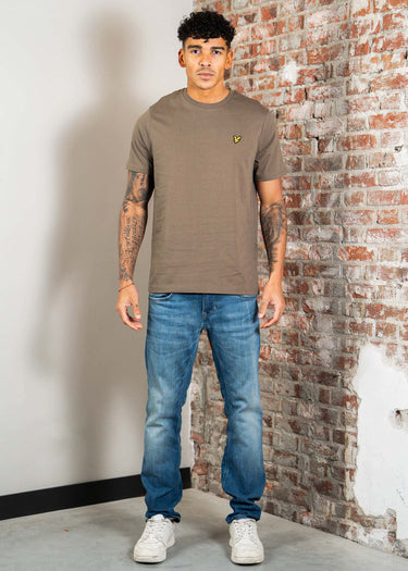 Lyle & Scott T-shirts Plain t-shirt - khaki ash