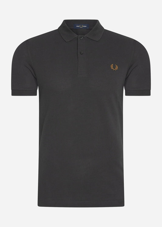 Plain fred perry shirt - anchorgrey