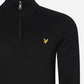 Lyle & Scott Truien  Quarter zip jumper - jet black 