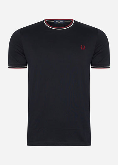 Fred Perry T-shirts  Twin tipped t-shirt - navy snow white red 