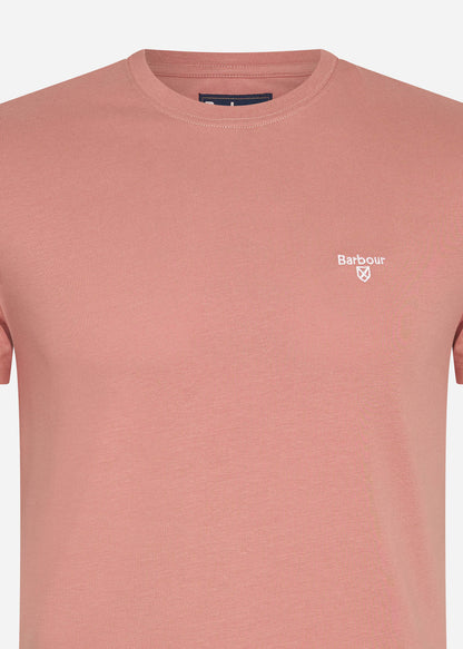 Barbour T-shirts  Essential sports tee - pink clay 