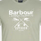 Barbour T-shirts  Fly tee - forest fog 