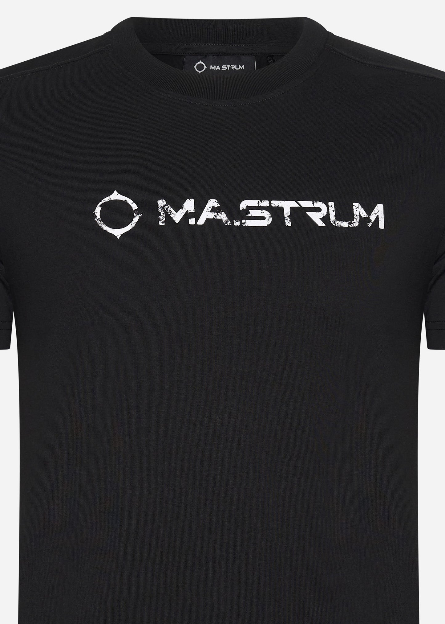 MA.Strum T-shirts  Cracked logo tee - black 